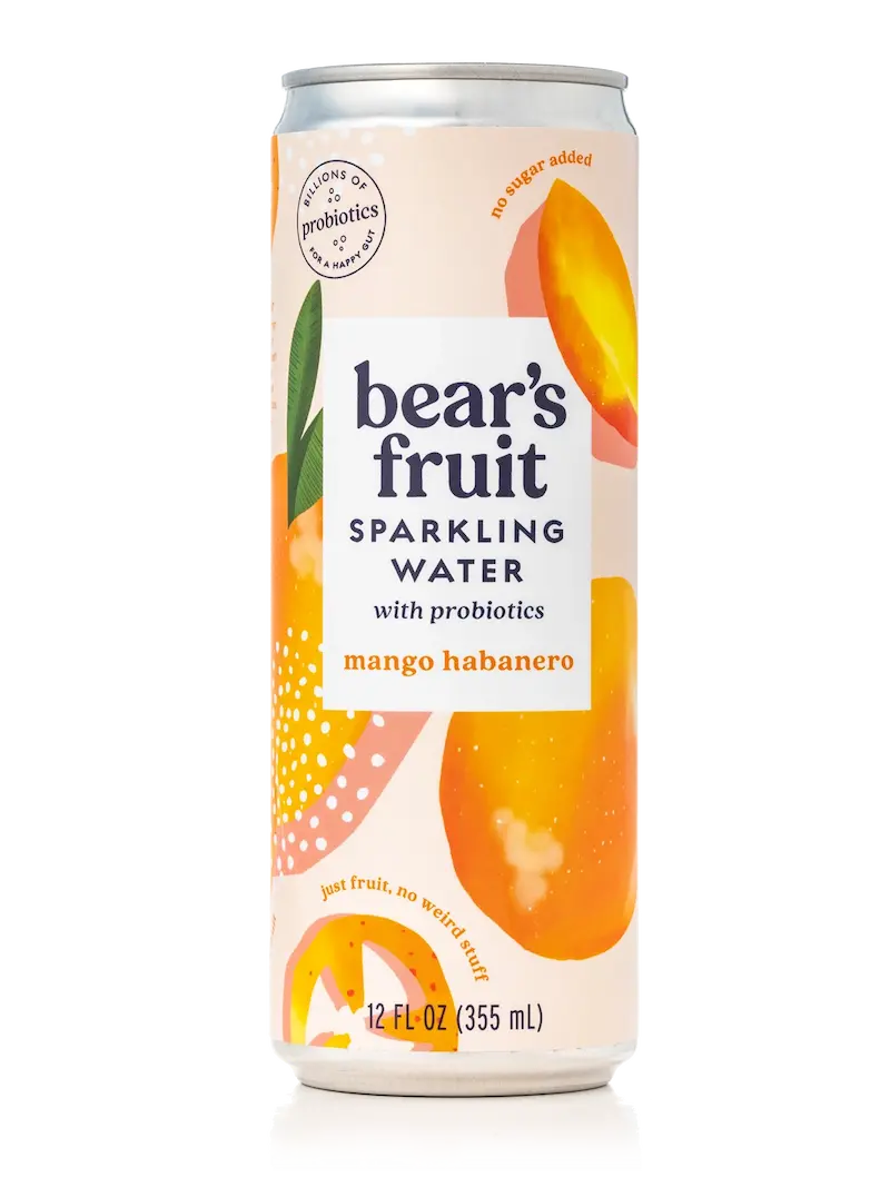 Bear's Fruit Probiotic Sparkling Water