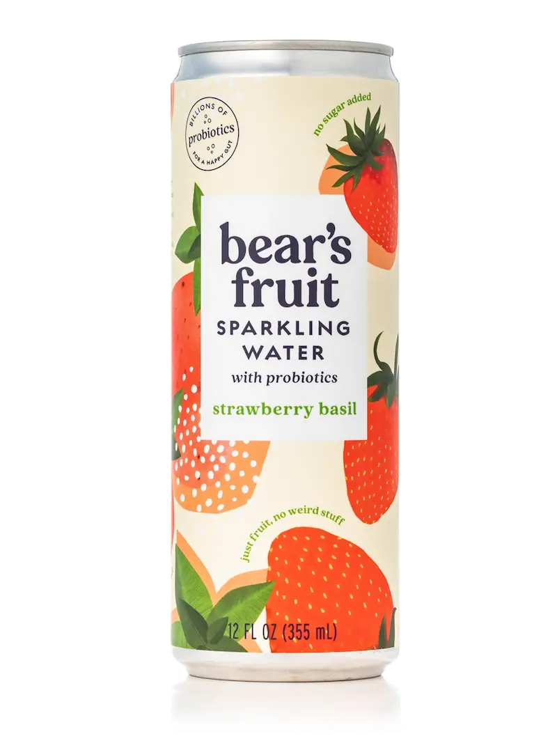 Bear's Fruit Probiotic Sparkling Water