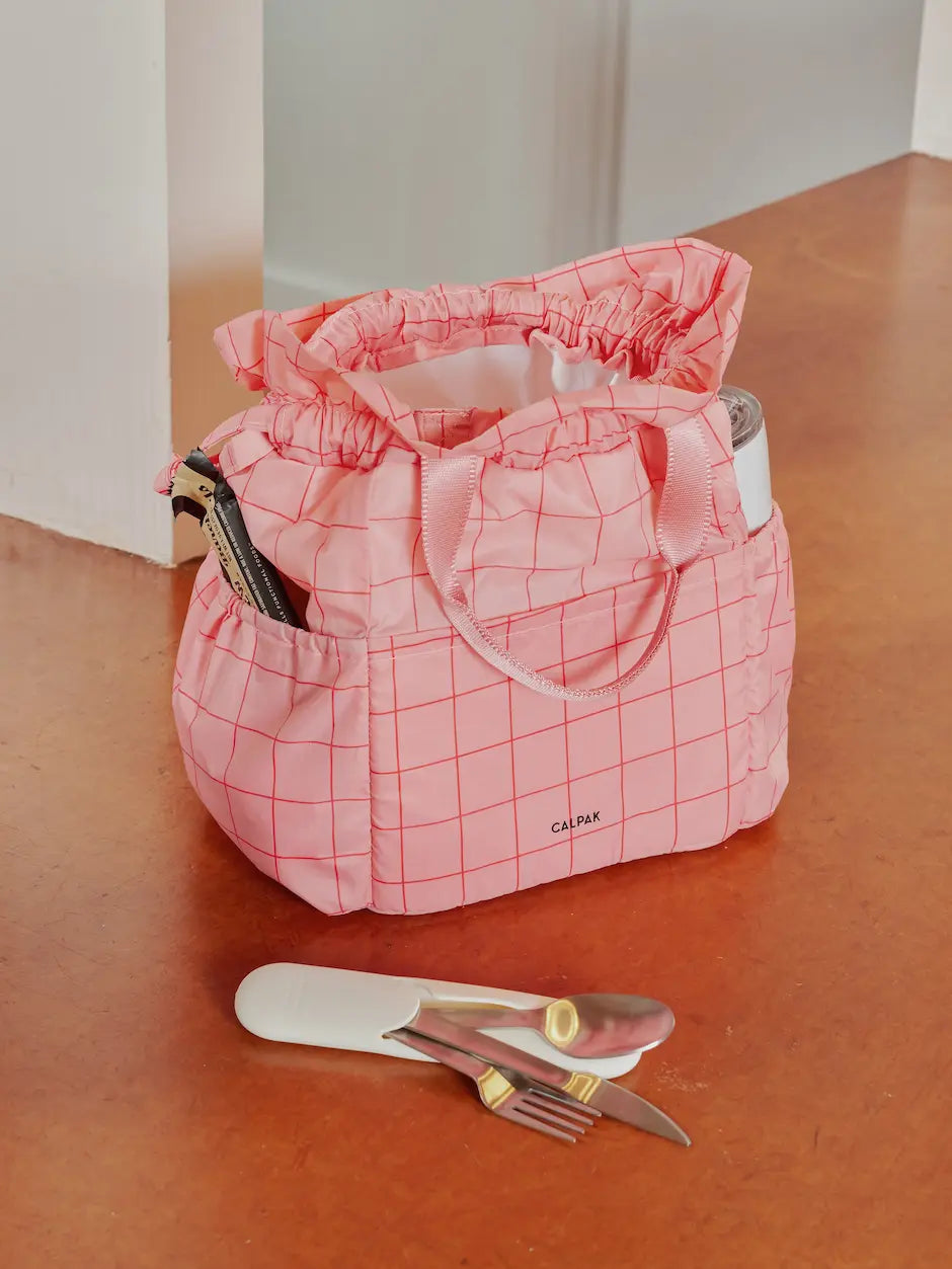 CALPAK Insulated Lunch Bag in Mauve
