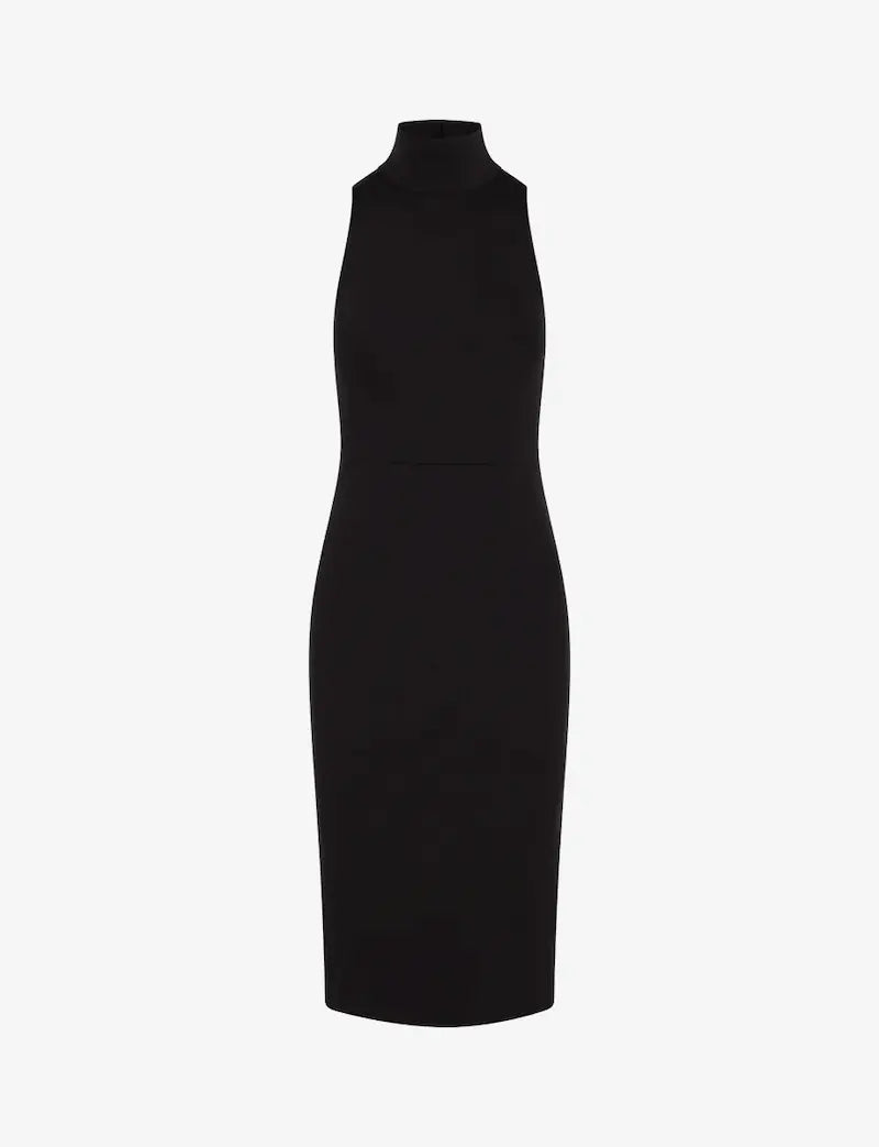 Commando Neoprene Turtleneck Midi Dress