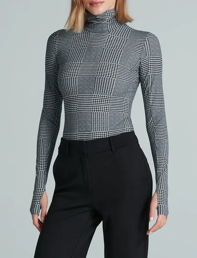 Commando Classic Print Turtleneck Bodysuit