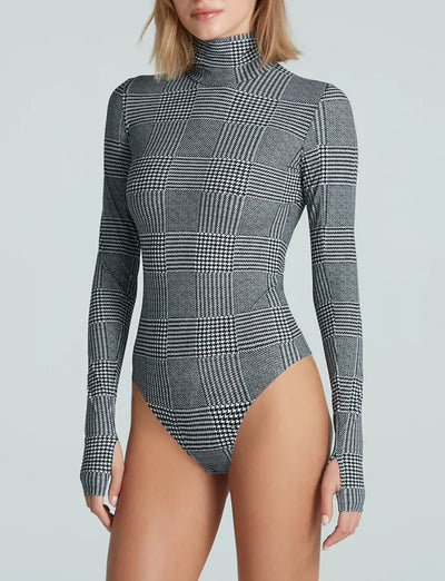 Commando Classic Print Turtleneck Bodysuit