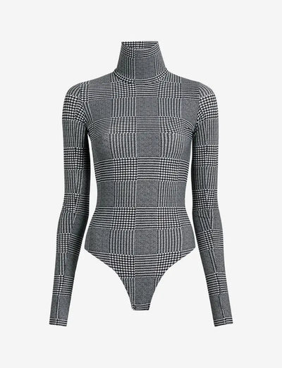 Commando Classic Print Turtleneck Bodysuit