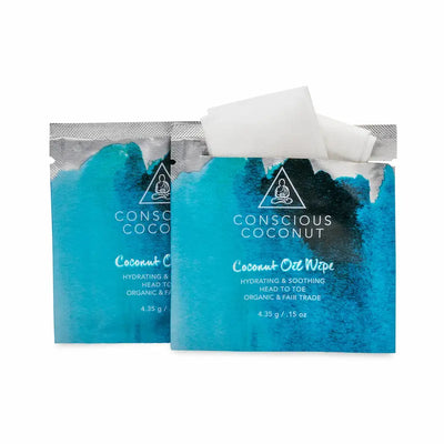 Conscious Coconut Feminine Health Coconut Oil-Infused Wipes